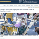 October 8, 2025: A Street Block Party Article in the Ashland News